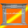 column fireplace / fireplace mantel